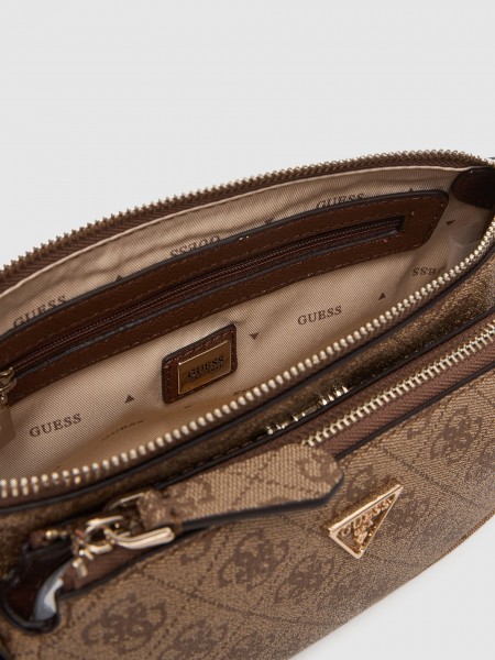 Shoulder Bags Woman Brown Guess