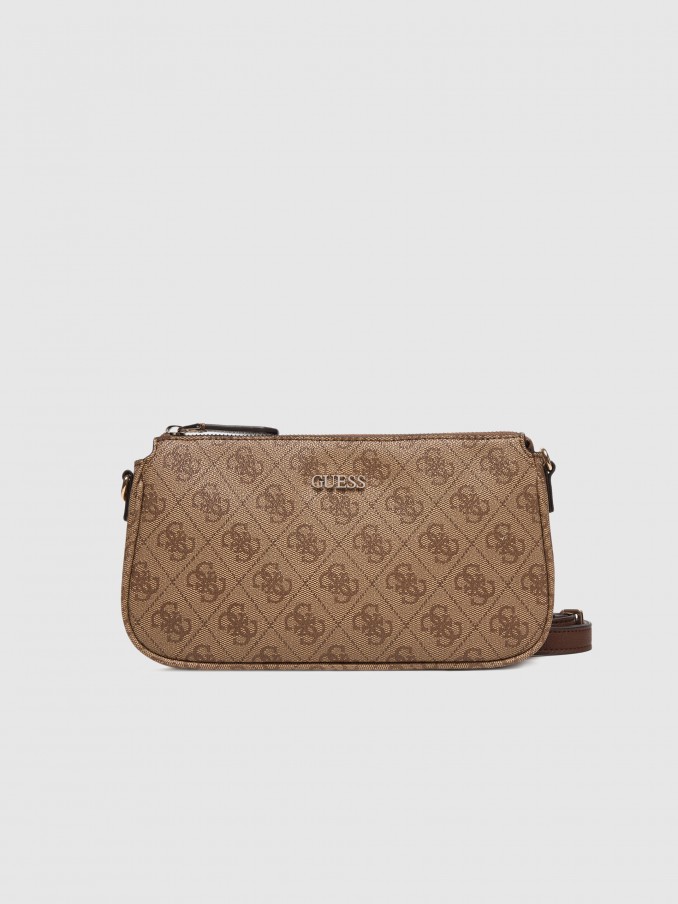 Shoulder Bags Woman Brown Guess