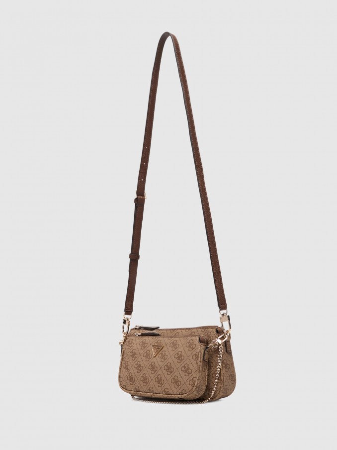 Shoulder Bags Woman Brown Guess