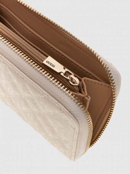 Carteira Guess Mulher Isemay Slg Medium Zip Around