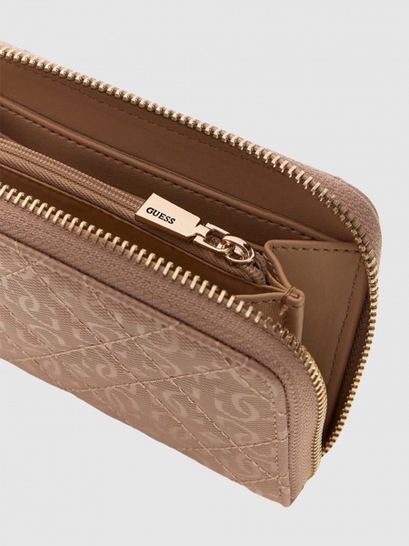 Carteira Guess Mulher Isemay Slg Medium Zip Around