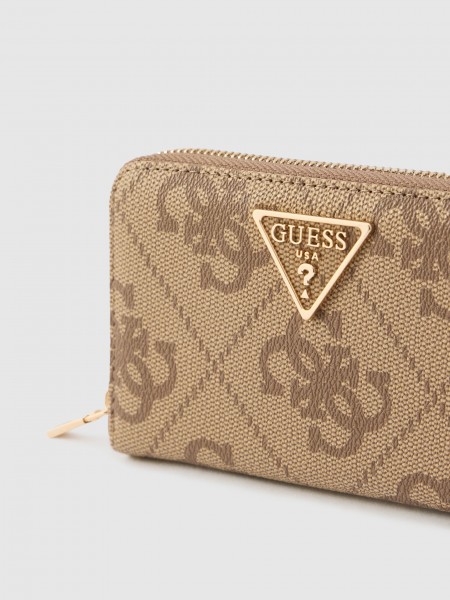 Carteira Guess Mulher Laurel II Slg Med Zip Around