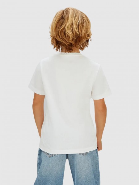 T-Shirt Calvin Klein Menino Minimal Logo S/s T-Shirt