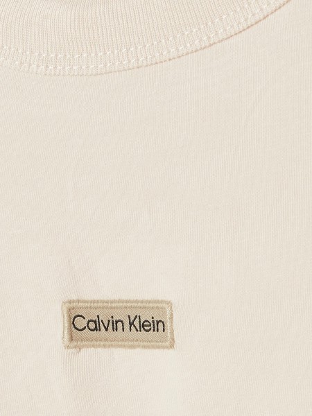 T-Shirt Calvin Klein Menina Folded Logo Label S/s T-Shirt