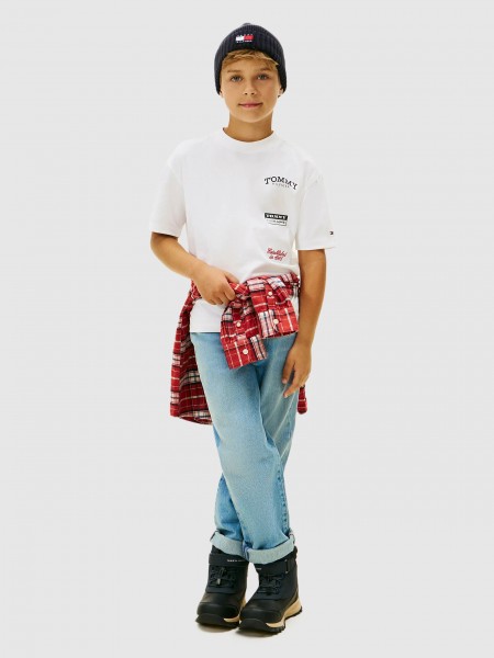 T-Shirt Tommy Hilfiger Menino Multi Print T-Shirt Ss