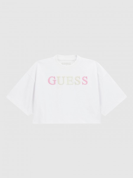 T-Shirt Guess Menina Boxy Ss T-Shirt