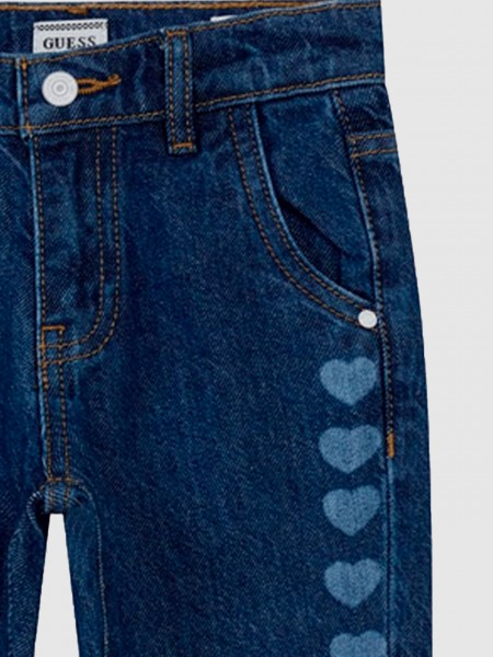 Jeans Guess Menina Mom Fit Rigid Denim Pant Laser