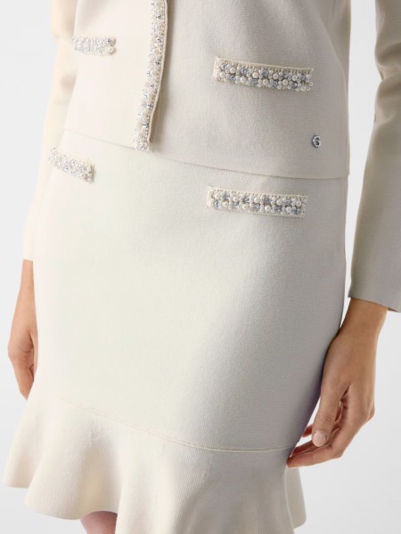 Saia Guess Mulher Raina Swtr Skirt