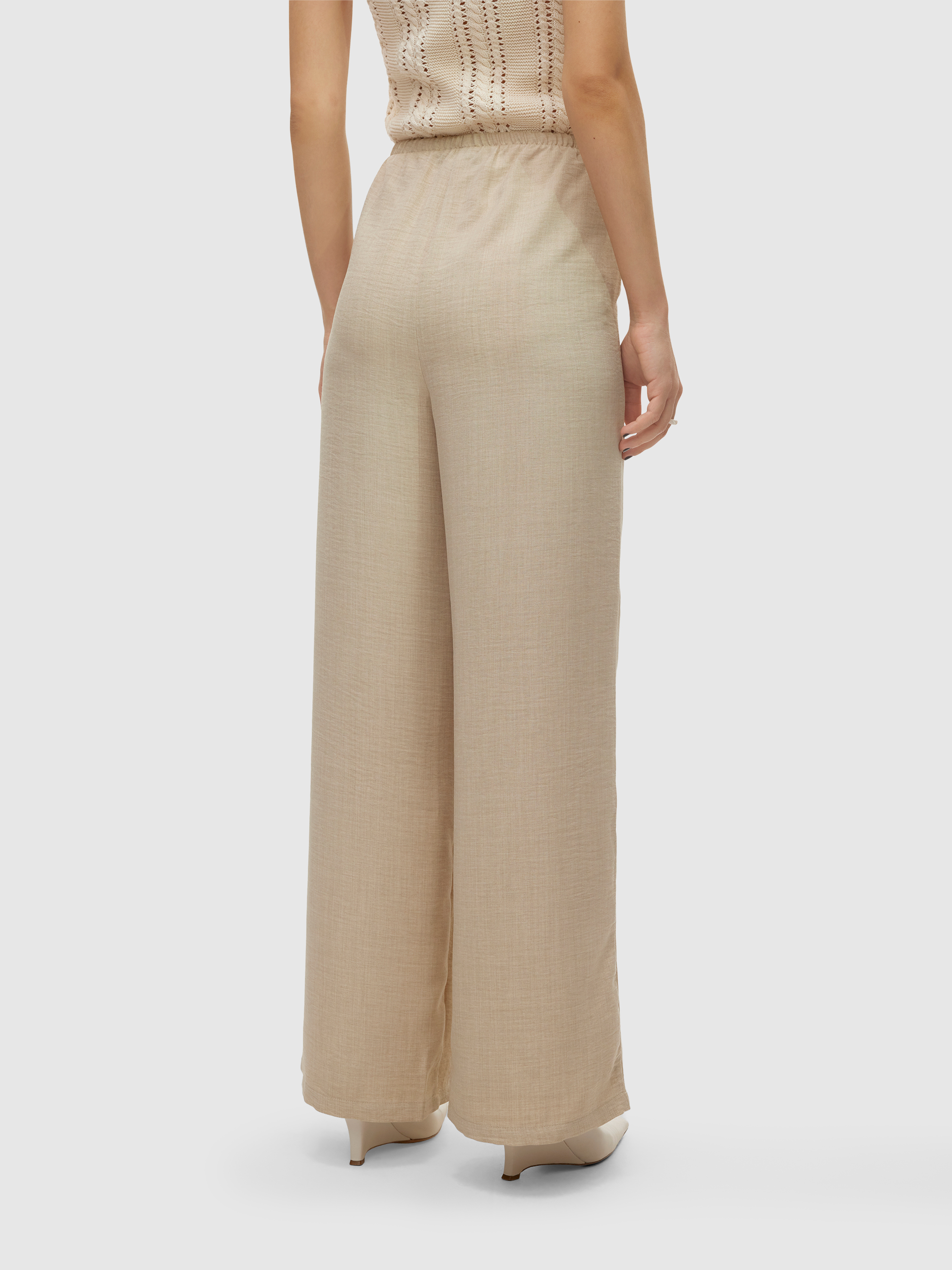 Pants Woman Caki Vero Moda