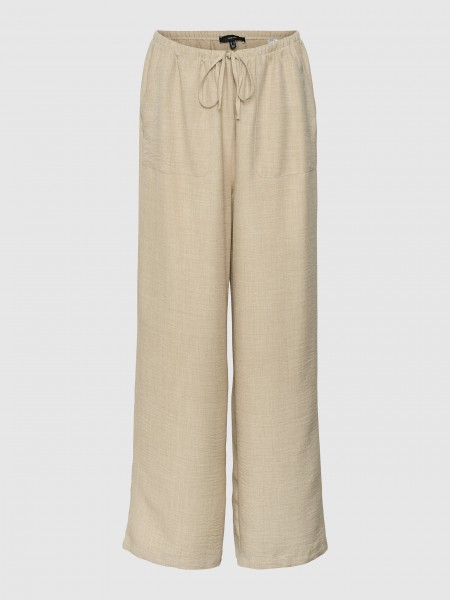 Pantalones Mujer Caki Vero Moda