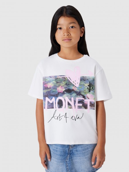 T-Shirt Name It Menina Nkfdydissi Monet Ss Nreg Top Noos Art