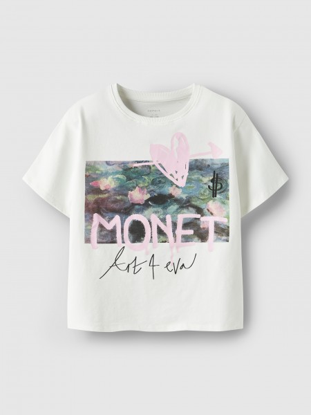T-Shirt Name It Menina Nkfdydissi Monet Ss Nreg Top Noos Art