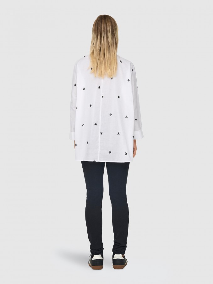 Shirt Woman White Comb.1 Only