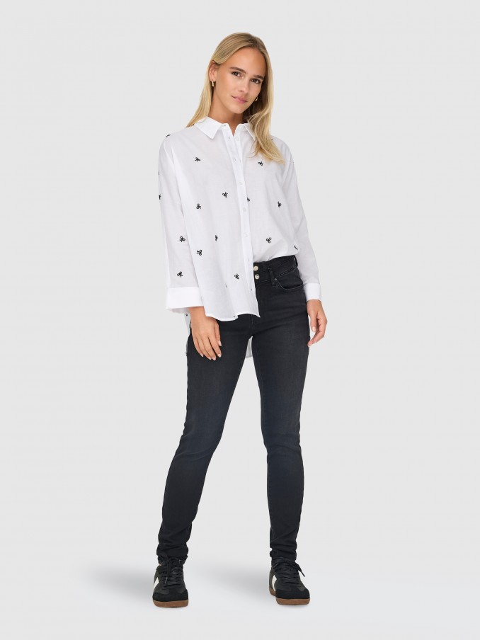 Shirt Woman White Comb.1 Only