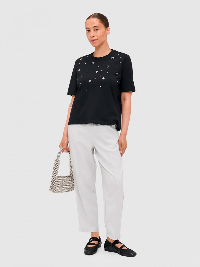 Camiseta Mujer Negro Only