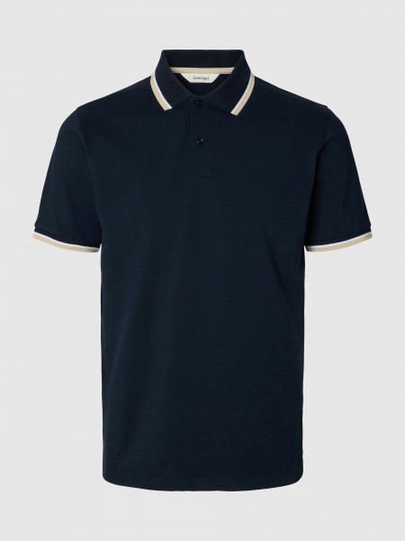 Polo Selected Homem Slhslim-Atlas Sport Ss Polo