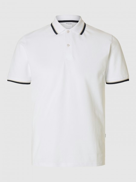 Polo Selected Homem Slhslim-Atlas Sport Ss Polo