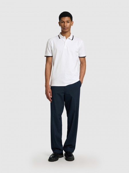 Polo Selected Homem Slhslim-Atlas Sport Ss Polo