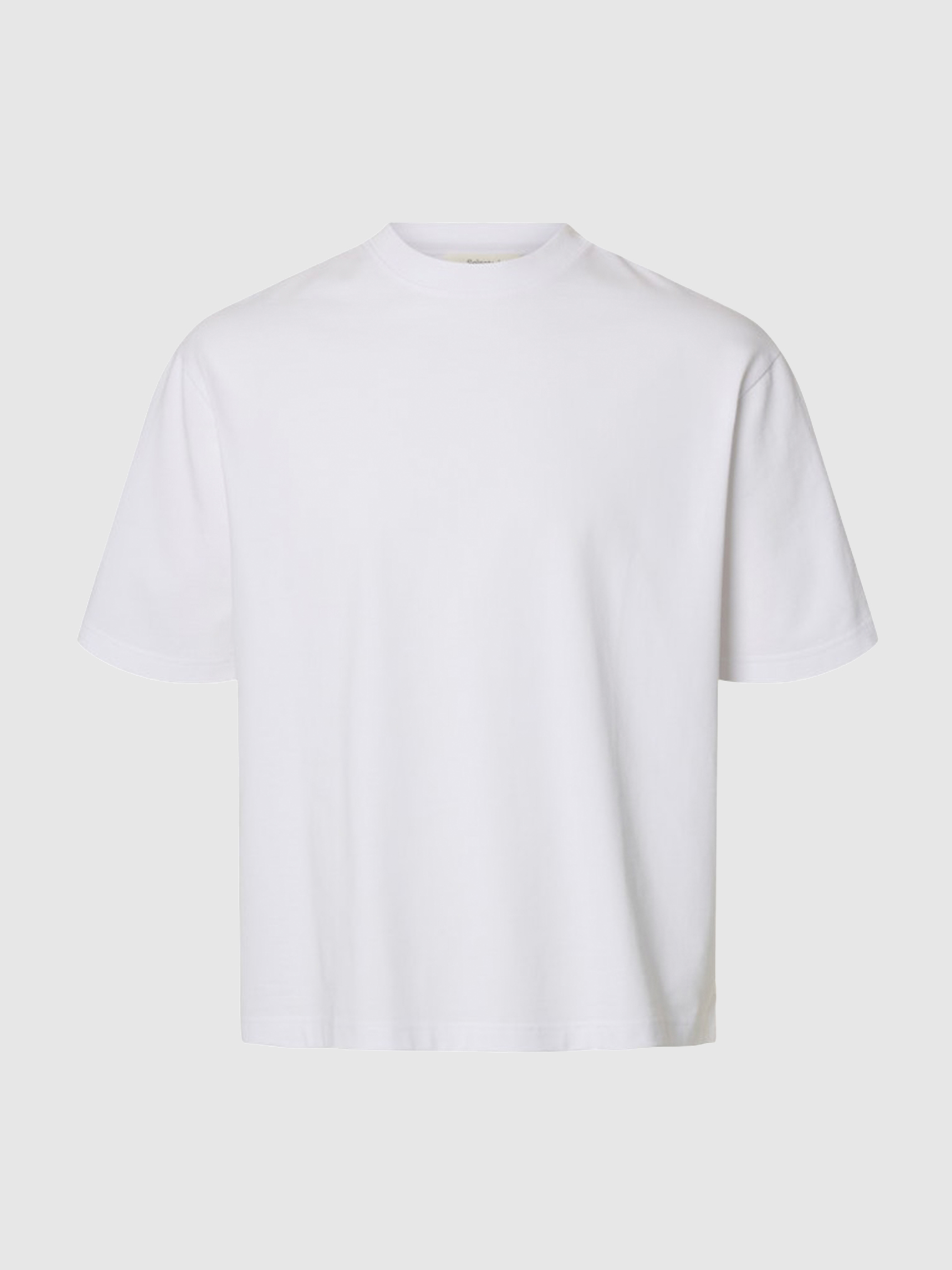 Camiseta Hombre Blanco Selected