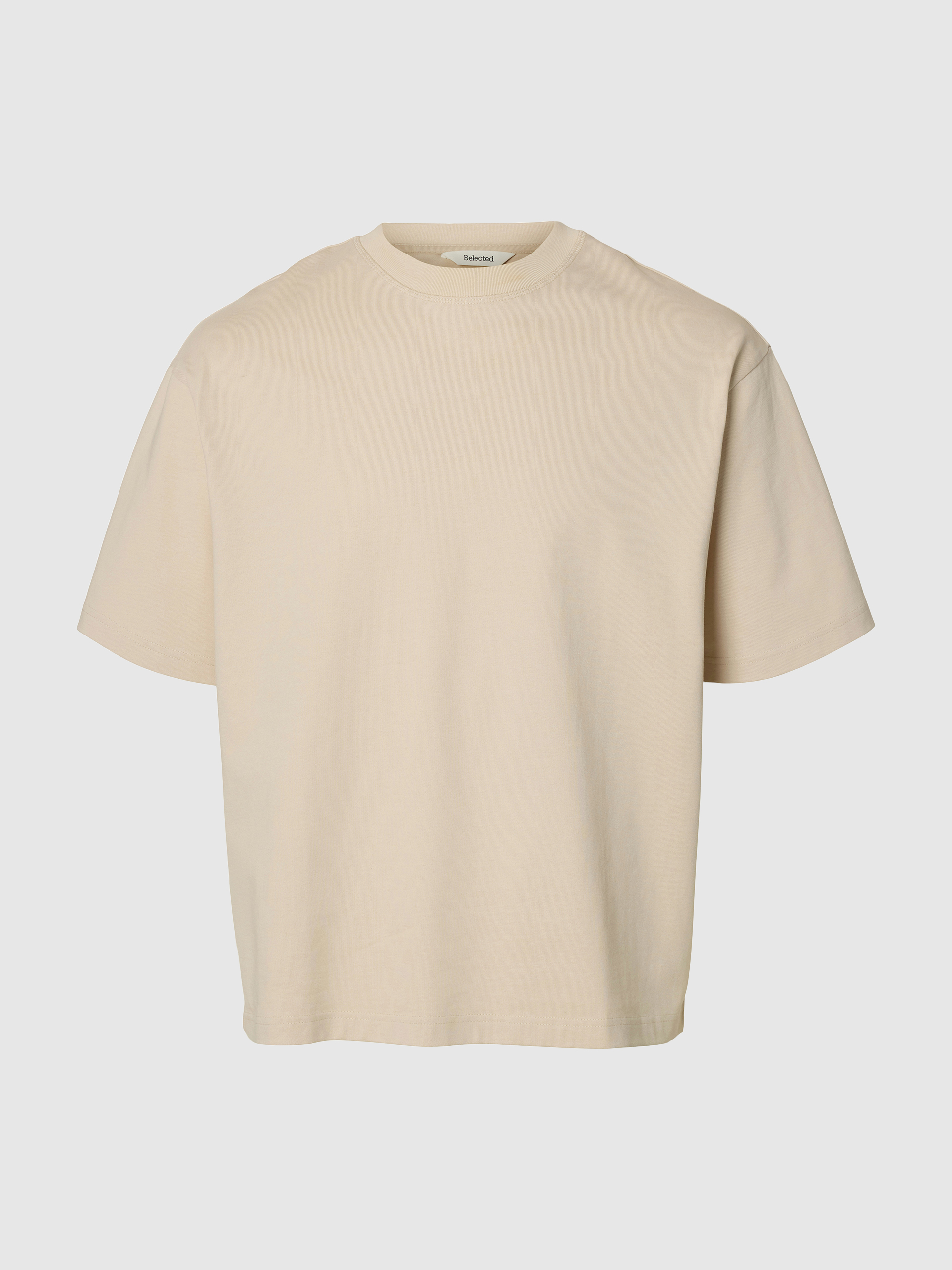 T-Shirt Man Beige Selected
