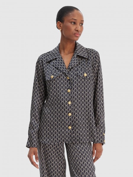 Camisa Guess Mulher Elida Shirt