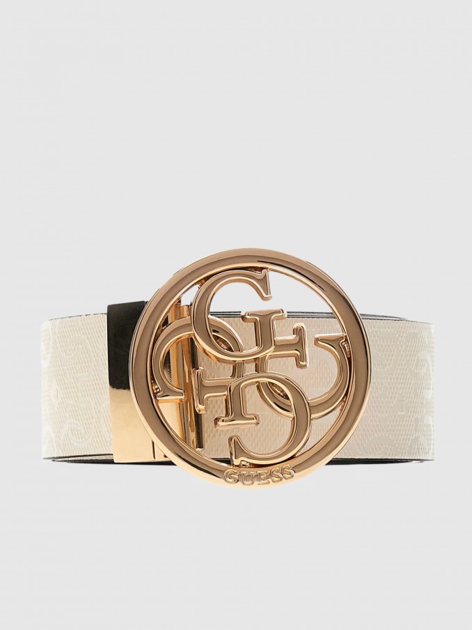 Cinto Guess Mulher Isemay Adj&rev Belt H35