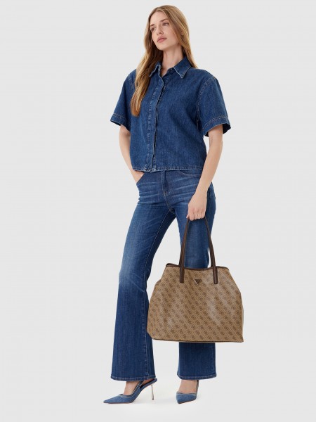 Mala Guess Mulher Victtoria Large 2 In 1 Tote