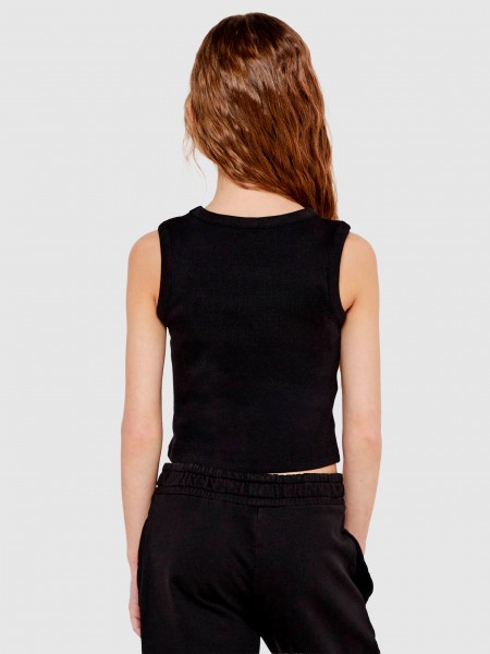 T-Shirt Menina Rib Midi Sl Tshirt Guess Kids