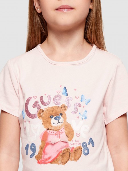 T-Shirt Guess Menina Ss T-Shirt