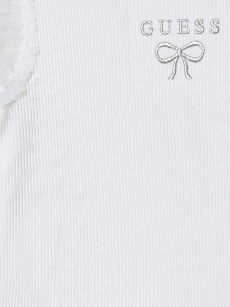 T-Shirt Guess Menina Rib Ss T-Shirt W/mesh