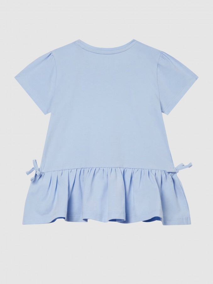 T-Shirt Guess Menina Ss T-Shirt W/frill