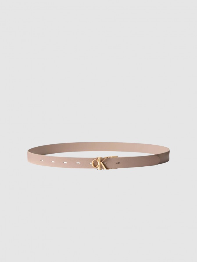 Cinto Calvin Klein Mulher Facet Ck Pebble Rev/adj 25Mm