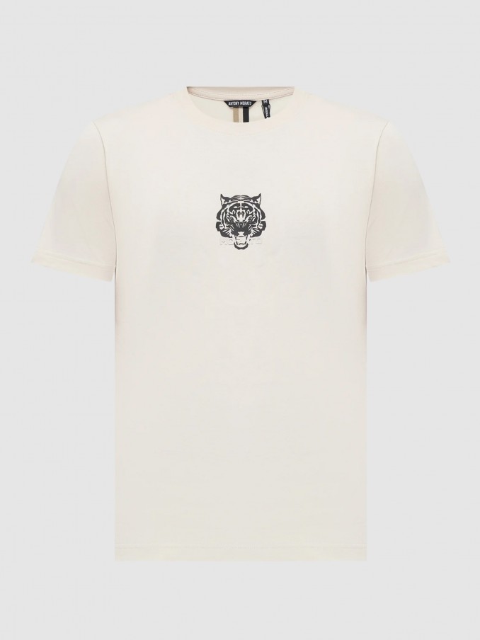 T-Shirt Antony Morato Homem T-Shirt Regular Black