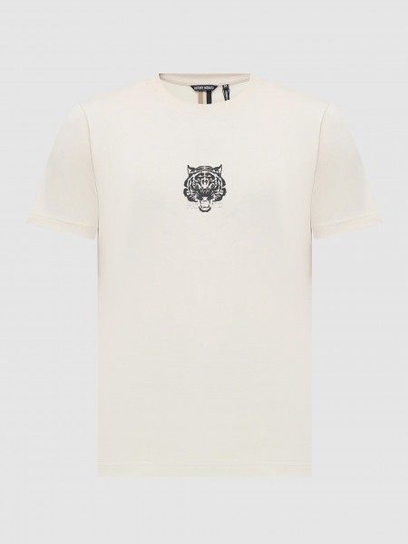 T-Shirt Antony Morato Homem T-Shirt Regular Fit In Jersey Cotton Fabric - Early Collection -