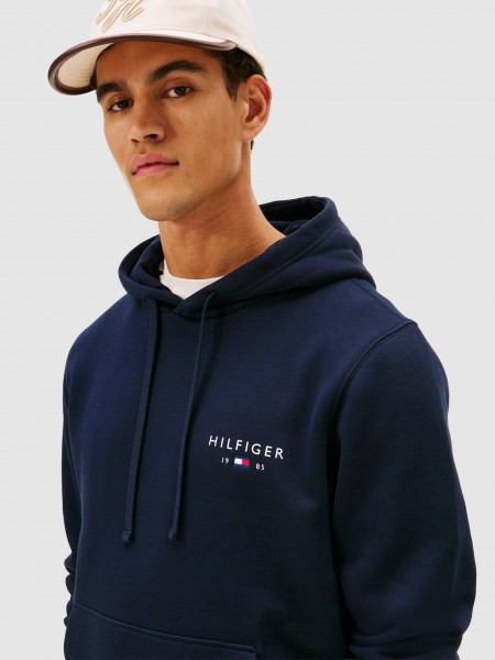 Sweatshirt Tommy Hilfiger Homem Brand Love Small Hilfiger Hoodie
