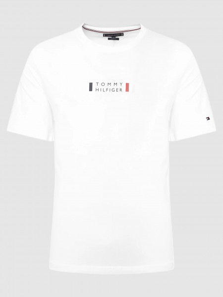 T-Shirt Tommy Hilfiger Homem Brand Love Small Center Tee