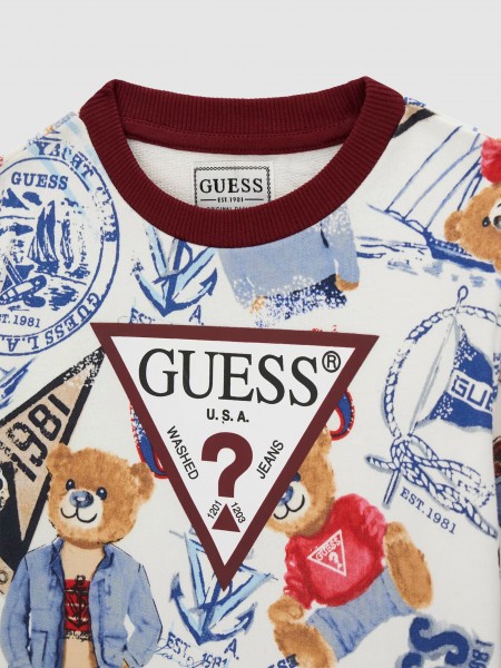Sweatshirt Guess Menino Ls Active Top