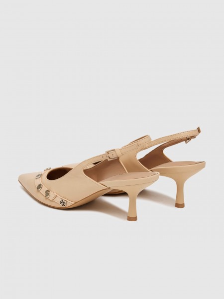 Zapatos Mujer Beige Guess