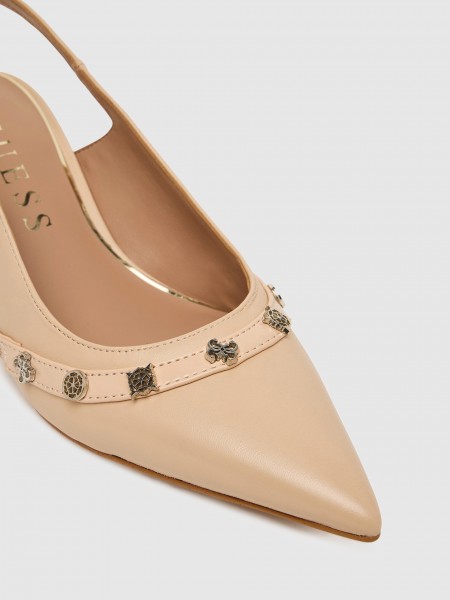 Zapatos Mujer Beige Guess