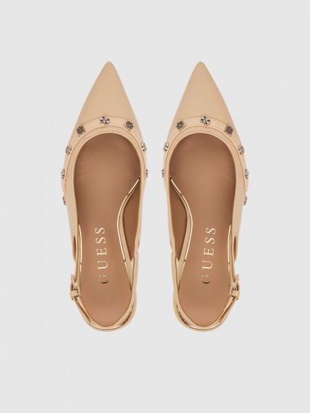 Zapatos Mujer Beige Guess