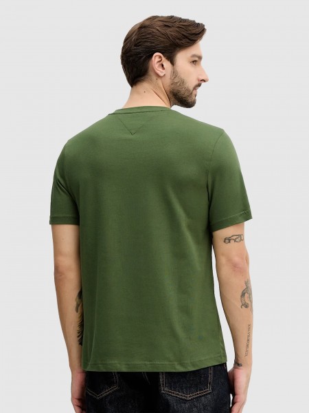 T-Shirt Tommy Hilfiger Homem Brand Love Small Center Tee