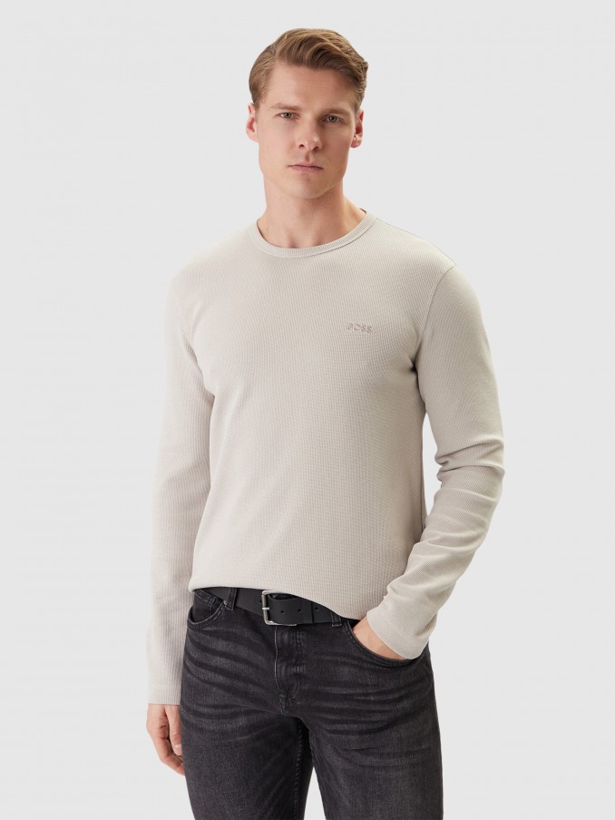 Pullover Man Beige Boss Orange