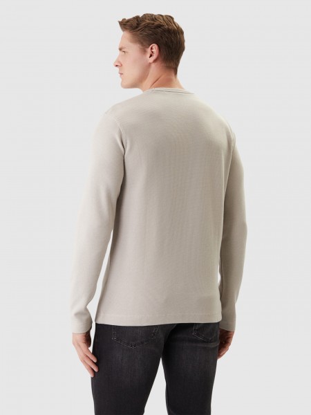 Pullover Man Beige Boss Orange