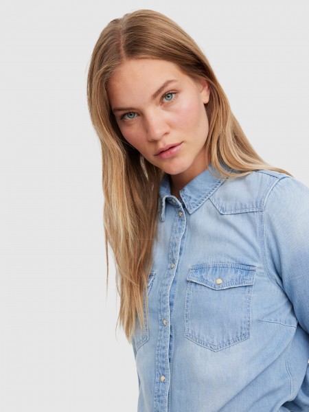 Shirt Woman Light Jeans Vero Moda