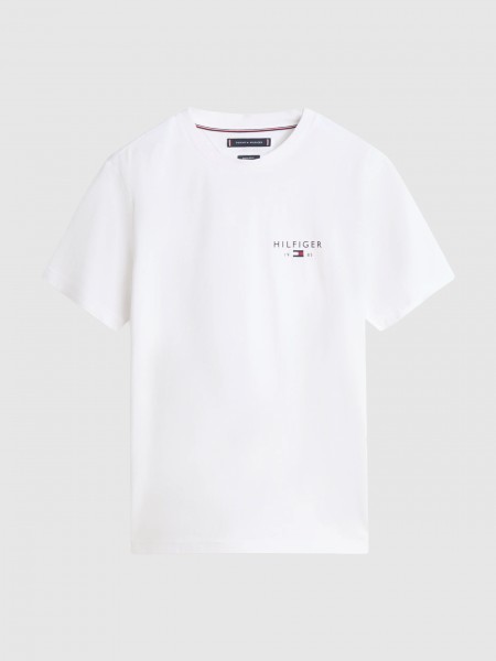 T-Shirt Tommy Hilfiger Homem Brand Love Small Hilfiger Tee