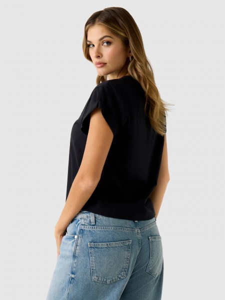 T-Shirt Guess Mulher Ss Cn La Stars Tee