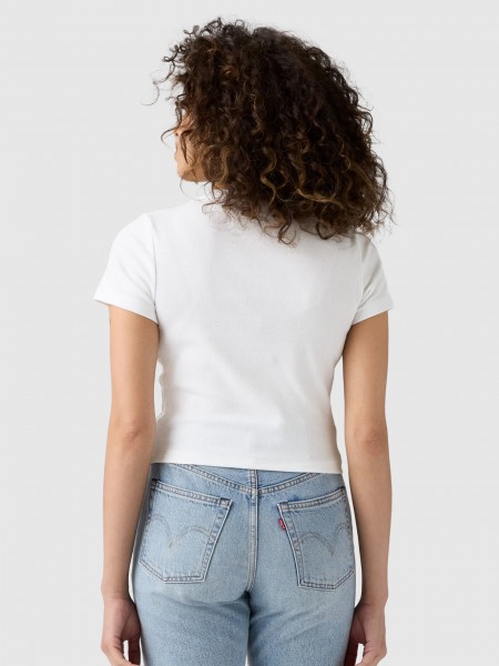 T-Shirt Levis Mulher Essential Sporty Tee Emb Neutrals