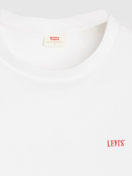 T-Shirt Levis Mulher Essential Sporty Tee Emb Neutrals
