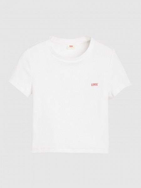 T-Shirt Levis Mulher Essential Sporty Tee Emb Neutrals