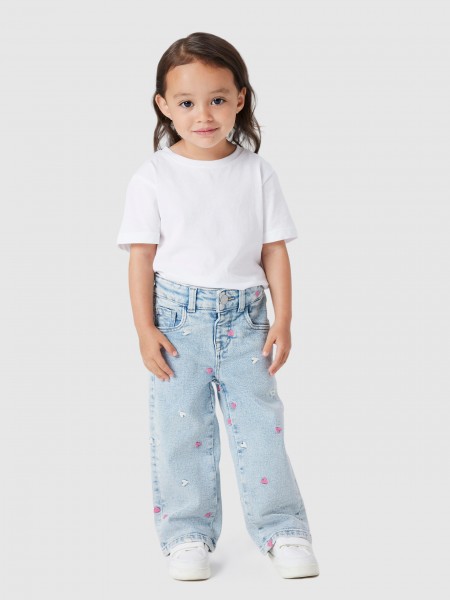 Cal�as Name It Menina Nmfrose Wide Emb Jeans 2633-Fr Noos